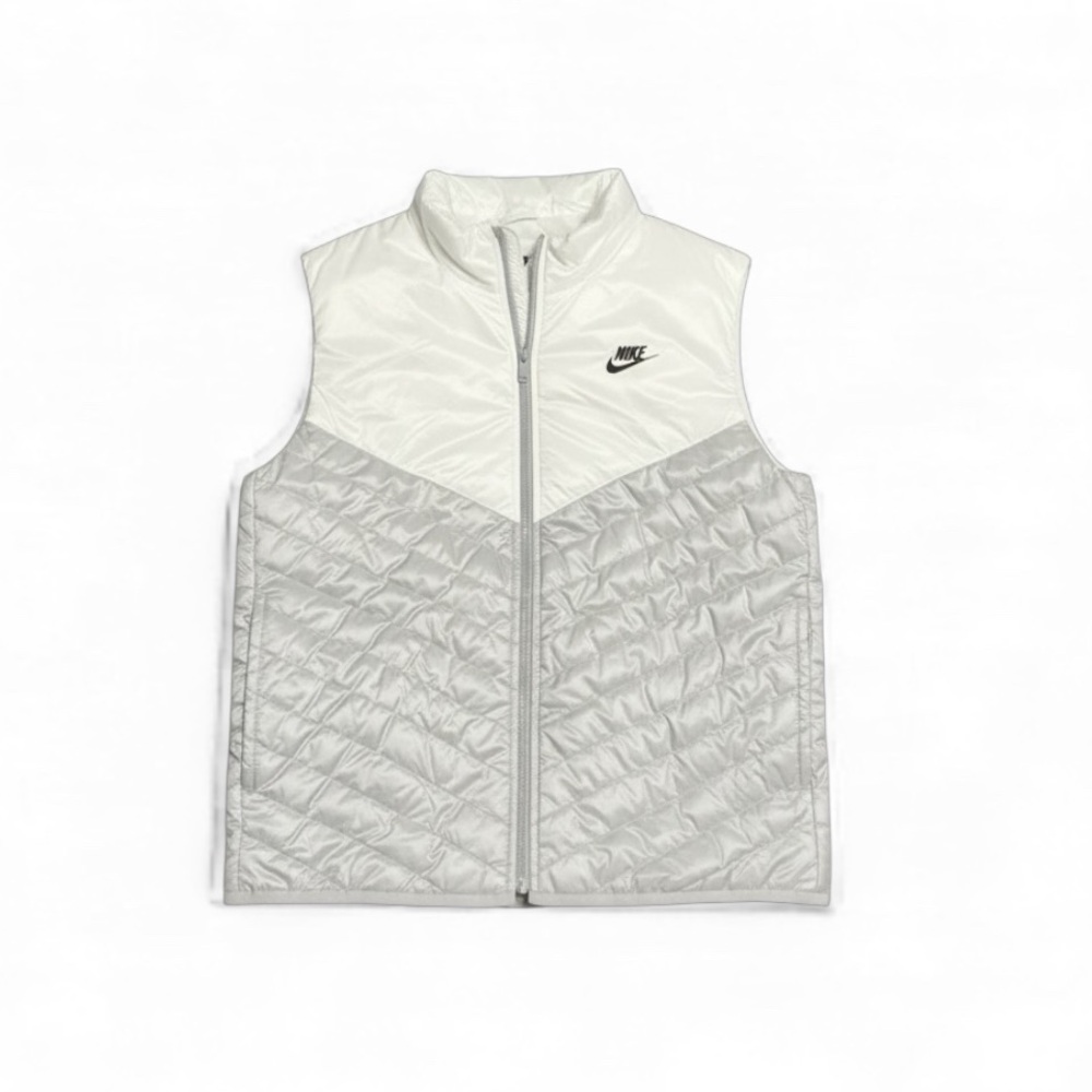 Nike White/Gray Vest Jacket